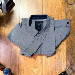Guess- Cotton Mens Casual button down shirt